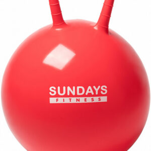Фитбол с рожками Sundays Fitness IR97401A-45 (красный)