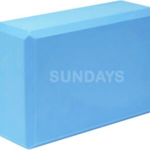 Блок для йоги Sundays Fitness IR97416 (голубой)