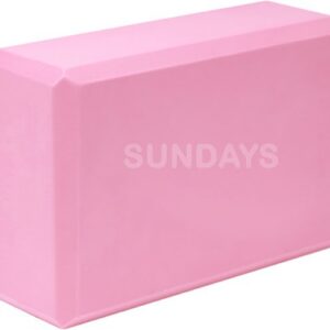 Блок для йоги Sundays Fitness IR974116 (розовый)