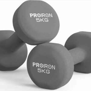 Гантели неопреновые PROIRON Г2050НЕО (2 шт по 5 кг)